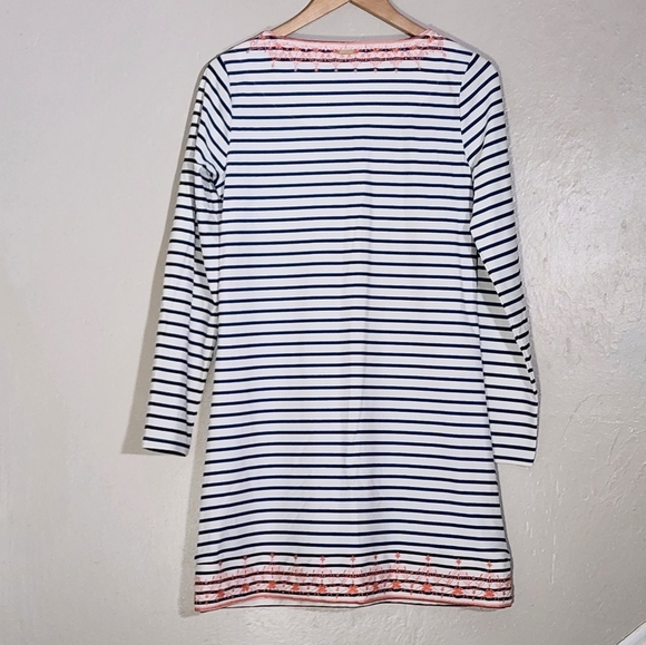 Cabana Nautical Women's Striped Dress - White and Pink - Picture 2 of 7